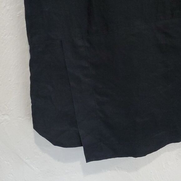 J. Jill 100% Linen Floral Print Dress with Pockets & Free Black Linen Top - Picture 11 of 16